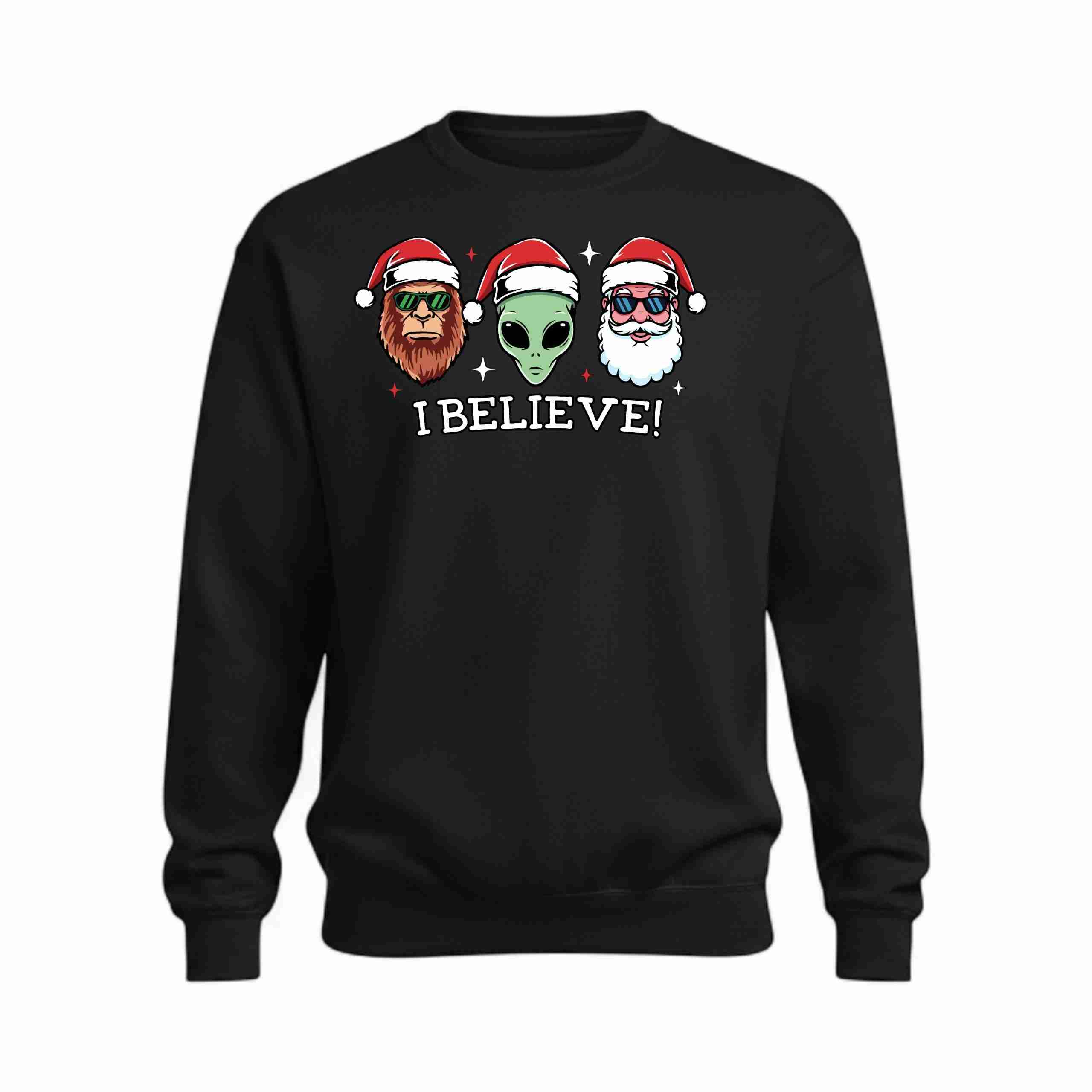 "I Believe!" Graphic Hoodie or Sweatshirt - Image 2