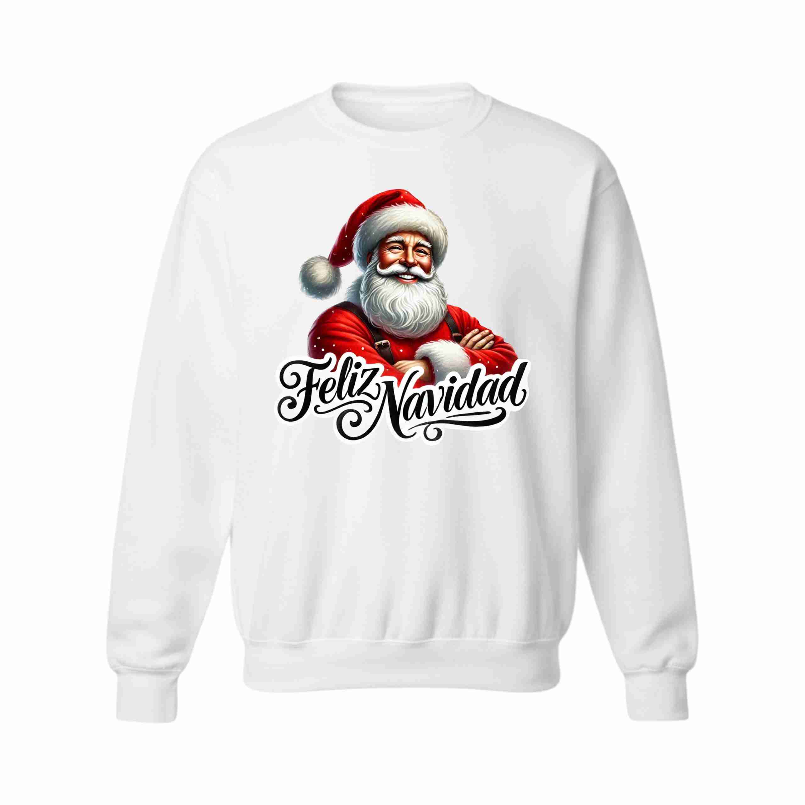 "Feliz Navidad" Graphic Hoodie or Sweatshirt - Image 2