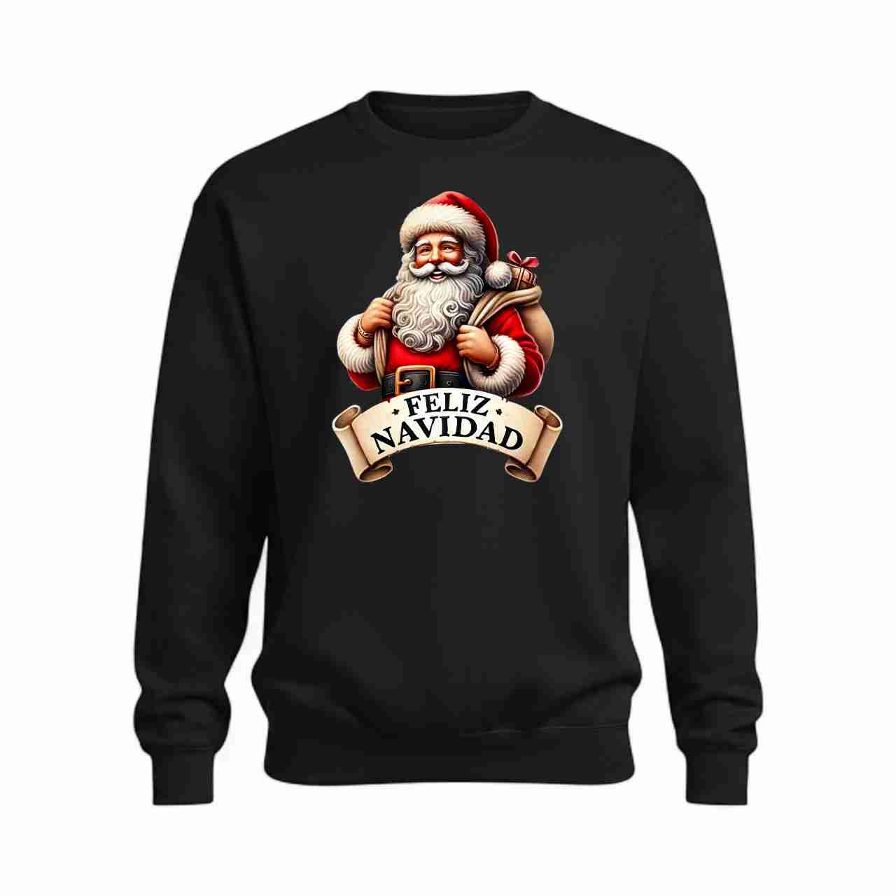 "Feliz Navidad" Graphic Hoodie or Sweatshirt - Image 2