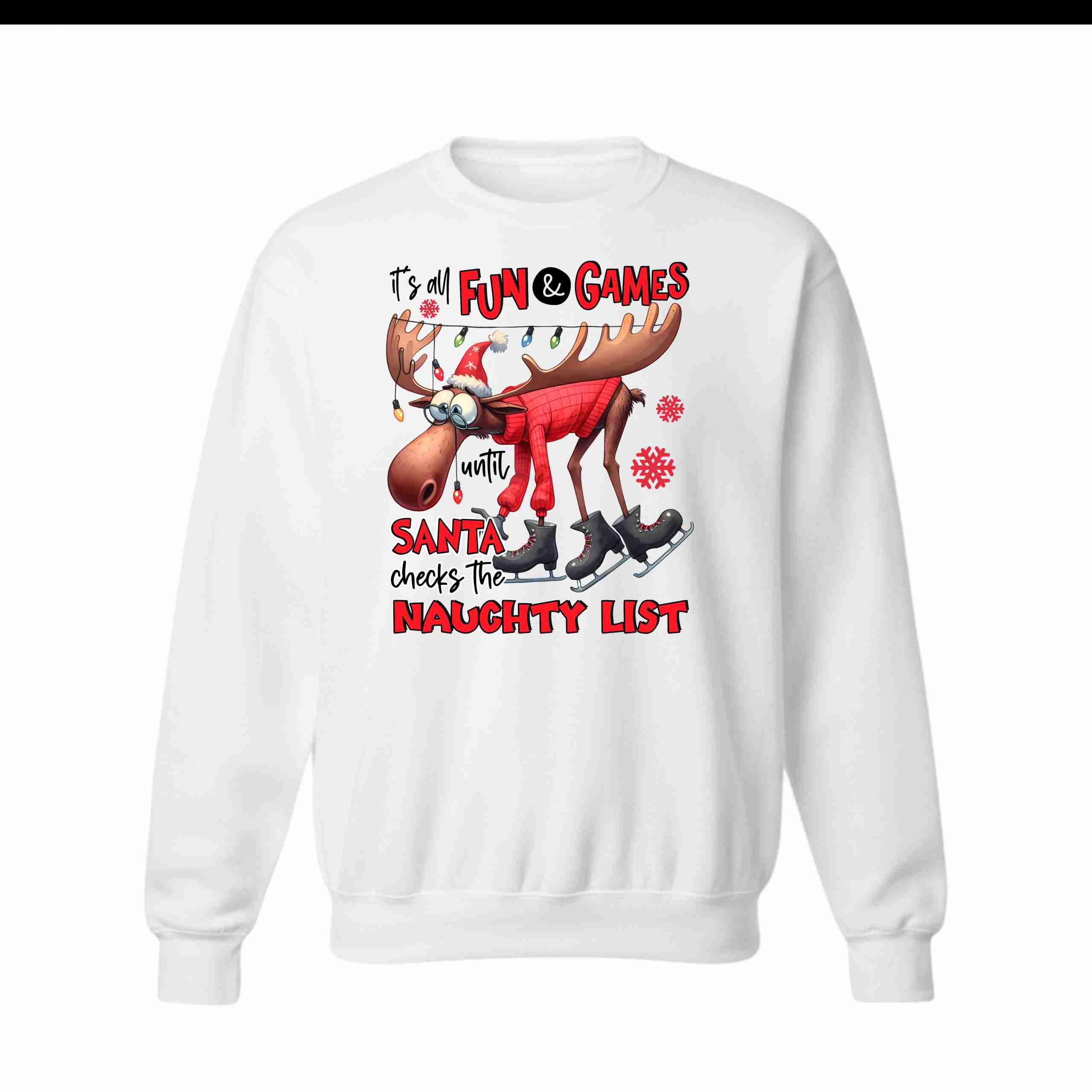 "It's All Fun & Games Until ..." Graphic Hoodie or Sweatshirt - Image 2